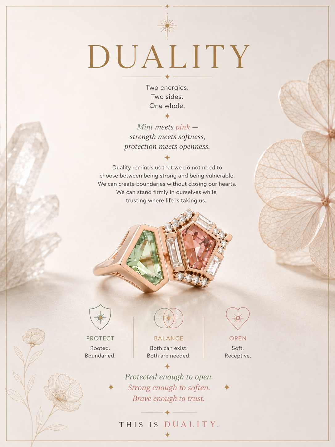 DUALITY - STRENGTH, PROTECTION, TRUST